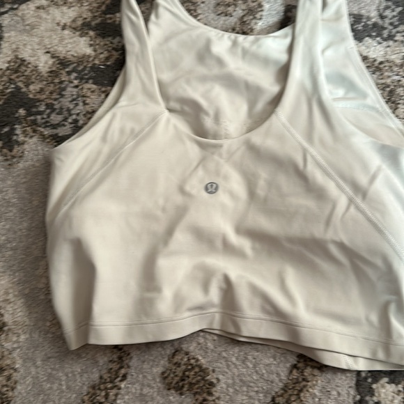 lulu🍋 High Neck Align Tank Light Ivory size 8 - Picture 4 of 7